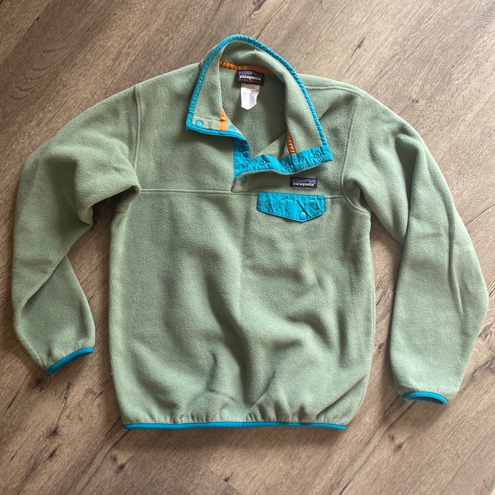 PATAGONIA SYNCHILLA FLEECE - womens s - green